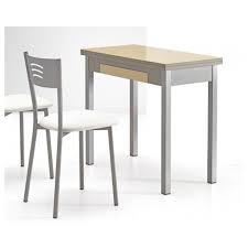 Delante de la chimenea hay tres sillones. Mesa De Cocina Mod Ibiza Cristal Libro Furnet
