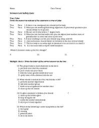 Eventually, players are forced into a shrinking play zone to engage each other in a tactical and diverse. Lab Safety Quiz Editable By Shannon Miller Teachers Pay Teachers