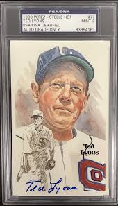 Ted Lyons Autographed Memorabilia