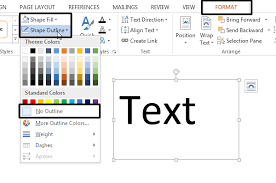 Tutorial cara menampilkan garis tepi / text boundaries ms. Prinsip Dasar Efek Teks Dalam Microsoft Word