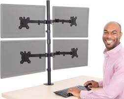 What is the gaming computer desk for multiple monitors for 2020, for 2019 or even 2018 (old models)? Stand Steady Stand Steady Monitor Arm Height Adjustable With Full Articulation 4 Monitors Clamp Buy Online At Best Price In Uae Amazon Ae
