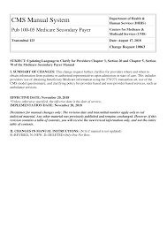 Https Www Cms Gov Regulations And Guidance Guidance Transmittals 2018downloads R123msp Pdf
