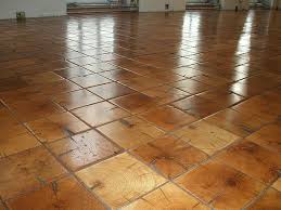 End Grain Floors Made From Reclaimed Pine Beams Stained Oiled And Waxed Installation By Floor Image Inc End Grain Flooring Flooring House Flooring
