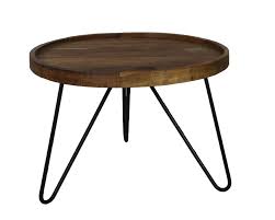 Logisch, want teakhouten meubelen hebben een trendy uitstraling, ze vanuit onze eigen fabrieken in indonesië importeren we teakhouten meubelen met een hoogwaardige. Coffee Table With Hairpin Legs 60 Cm Natural Wax Teak Iron Coffee Side Tables Henk Schram Meubelen