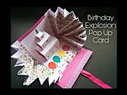 If you're going to cut this card on your cutting machine, upload the file to your design software. Birthday Explosion Pop Up Card Tutorial Diy Explosion Pop Up Card Youtube