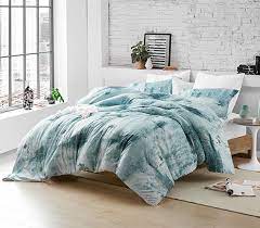 Perfect for a transitional style bedroom, you might go with neutral gray walls, a white upholstered headboard and light blue bedding for a very relaxed mood. Easy To Clean Dorm Bedding Pieces Brucht Designer Blue Gray Moonrise Extra Long Twin Comforter Set