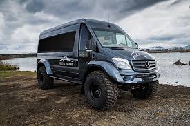 Arctic Trucks Iceland Have Kitted This Mercedes Benz Sprinter At46 Out As Confident Off Roader With Mammoth 46 Inch Tyres Benz Sprinter Trucks Sprinter