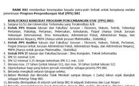 Selain posisi ini bri juga menyediakan jalur lain dalam proses seleksi karyawan yaitu melalui program pps program pengembangan staf. Contoh Soal Psikotes Pkss Sedang