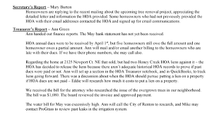 This is important whether you're sending a letter of request to a. Honey Creek Ridge Approved Meeting Minutes