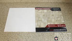 We also used a dremel saw for curve areas. How To Install A Peel Stick Mosaic Tile Kitchen Backsplash Project Goble