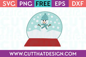 Download Snowman And Snow Globe Design 2 Cut That Design