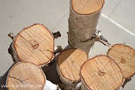 Diy How To Make A Set Of Tree Stump Candle Holders For The Holidays