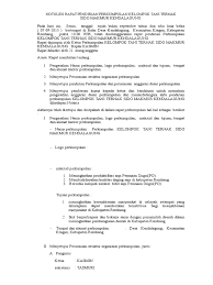 15 dari 24 orang anggota panja komisi ii dpr ri. Contoh Notulen Rapat