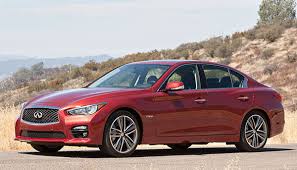 Intelligent key with push button ignition. 2015 Infiniti Q50 Review