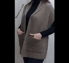 Arkasi Sal Onu Cepli Yelek Cok Amacli Orgu Nazarca Com Sal Orgu Yelek