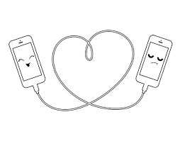 Dibujo De Amor Movil Para Colorear Dibujos Para Amigas Faciles Dibujos De Amor Dibujos Lindos De Amor