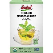 Every sip will taste like being on vacation in morocco! Sadaf Moroccan Mint Tea Bags Organic 18 Count Sadaf Com
