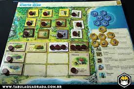 As etapas e várias curiosidades. Review Puerto Rico Uma Incrivel Ilha Tropical Tabula Quadrada Board Games
