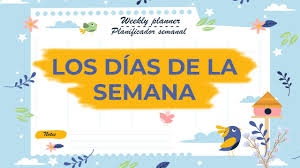 Algunas oraciones con los días de la semana son: Aprender Los Dias De La Semana En Ingles Y Espanol Video Educativo Youtube