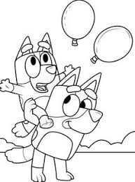 desenho para colorir bluey