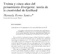 PDF) Treinta y cinco arios del pensamiento divergente ...