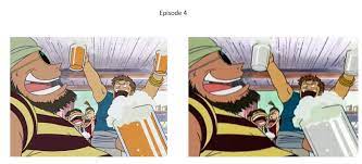 Com sua tripulação, os piratas do chapéu de palha, luffy explora a grand line em busca do tesouro mais procurado do mundo, o one piece, a fim de se tornar o próximo rei dos piratas. I Thought 4kids Was Bad With Censorship But Apparently Odex The Singaporean English Dub Company Was Bad Too They Turned Beer Into Milk 4kids At Least Turned It Into Juice Onepiece