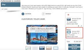 Discover hotels and resorts reminiscent of their surroundings and infused with local soul. Buy Omni Hotels Resorts Gift Cards With A Generous 25 Bonus Until Further Notice Loyaltylobby