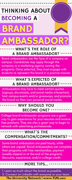 Thinking About Becoming A Brand Ambassador? Here's What You Need To Know |  The University Network