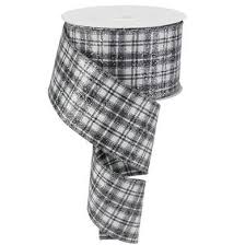 Black And White Striped Ribbon Bulk Black And White Ribbon Trendy Tree In 2020 Plaid Ribbon White Glitter White Ribbon