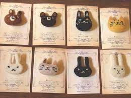 nouvelle vague フェルトメイキング 日誌 羊毛フェルト ブローチ 作り方 手芸 ハンドメイド