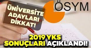 Elde ettikleri puanlarla tercih yapma hakkına sahip olacak olan adaylar gözünü sonuçların açıklanacağı tarihe çevirmişti ancak sonuçlar erken açıklandı.öte yandan sonuçlara ilişkin sayısal veriler de ortaya çıktı. Son Dakika Haberi Milyonlarca Ogrencinin Bekledigi Yks Sonuclari Aciklandi Osym 2019 Yks Sonuc Sorgulama Ekrani Burada Son Dakika Haberler
