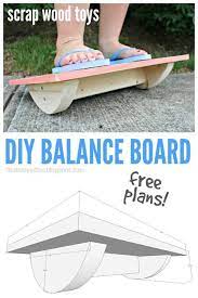 Diy Balance Board Wood Toys Diy Wood Projects For Kids Woodworking For Kids