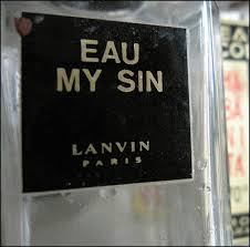 Paris Vintage Pefume Bottle My Sin By Lanvin Porte De Vanves Flea Market 14 Arrondissement Metro Porte De Vanves Bath And Body Lanvin Toiletries