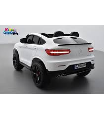 Mercedes Glc 63s Amg Blanc 2 Places Ecran Mp4 Voiture Electrique Pour Enfant 12 Volts 2 Moteurs Kiddi Quad