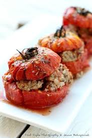 Recette De Tomates Farcies A La Provencale Recette Recette Tomates Farcies Recettes De Cuisine Recette Tomate