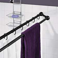 Maison Condelle Teagan Dual Shower Curtain Rod In Black Beyond The Rack Shower Curtain Rods House Design Double Shower Curtain Rod