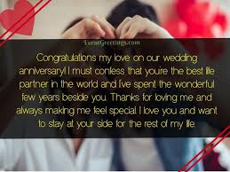 Although it is purely optional, listed below are the traditional materials matching each wedding anniversary year. 110 Best Happy Wedding Anniversary Wishes To A Couple
