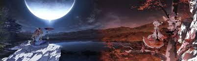 Dual Screen Anime Wallpapers Wallpapersafari Dual Monitor Wallpaper Landscape Widescreen Wallpaper