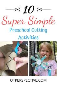 Carefully cut along the lines. 10 Preschool Cutting Activities Without Worksheets Ot Perspective