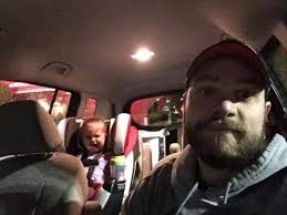 I'm stuck in the van with my toddler. We went out to dinner as a family,  and she had a meltdown because mom wouldn't let her throw chicken strips.  So she screamed,