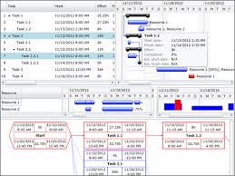 Dlhsoft Gantt Chart Light Library For Silverlight Wpf