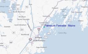 Falmouth Foreside Maine Tide Station Location Guide