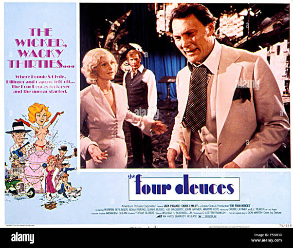 FOUR DEUCES, THE, Carol Lynley, Jack Palance, 1976 Stock Photo - Alamy