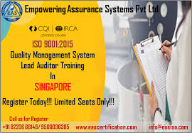 Irca Certified Iso 9001 Lead Auditor Training In Singapore Auditor Training Courses Train
