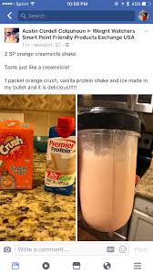 Orange Vanilla Shake Protein Shake Smoothie Protein Shake Recipes Low Carb Drinks