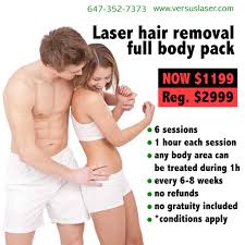laser hair removal full body package