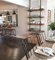 44 Industrial Farmhouse Kitchen Open Shelves Https Silahsilah Com Home D Dining Room Industrial Modern Farmhouse Dining Room Industrial Farmhouse Living Room
