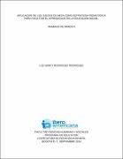 Juego debe ser un juego de mesa reglado, muy adecuado para utilizar en un taller de docentes y estudiantes para resolver las amenazas : Aplicacion De Los Juegos De Mesa Como Estrategia Pedagogica Para Facilitar El Aprendizaje En La Educacion Inicial Trabajo De