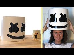 Marshmello celebrates national marshmallow day in nyc w/ z100 and good morning america. Marshmello Helmet Tutorial Italiano Facile Ed Economico Youtube Diy Costumes Kids Diy Halloween Costumes Easy Marshmallow Man Costume