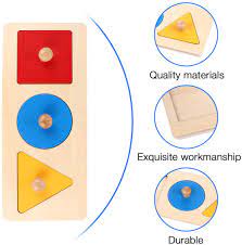 In this delightful game, very young children can have fun and learn while putting together five simple puzzles. Buy Toyandona 1 Pieces Wooden Shape Puzzles Wood Knob Puzzle Peg Board Geometric Shape Match Puzzles Online In Turkey B08gphp3w8